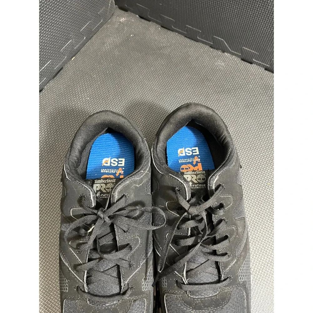 Timberland PRO Powertrain Mens 14W Black‎ Sport Work Shoes Alloy Safety Toe